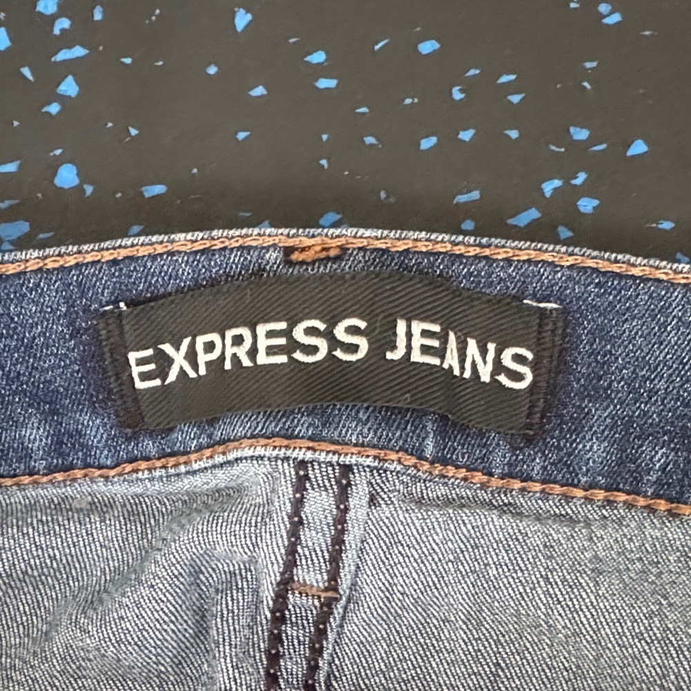 Express Women's Classic Blue Straight Leg Jeans SEE PHOTOS - Picture 2 of 7